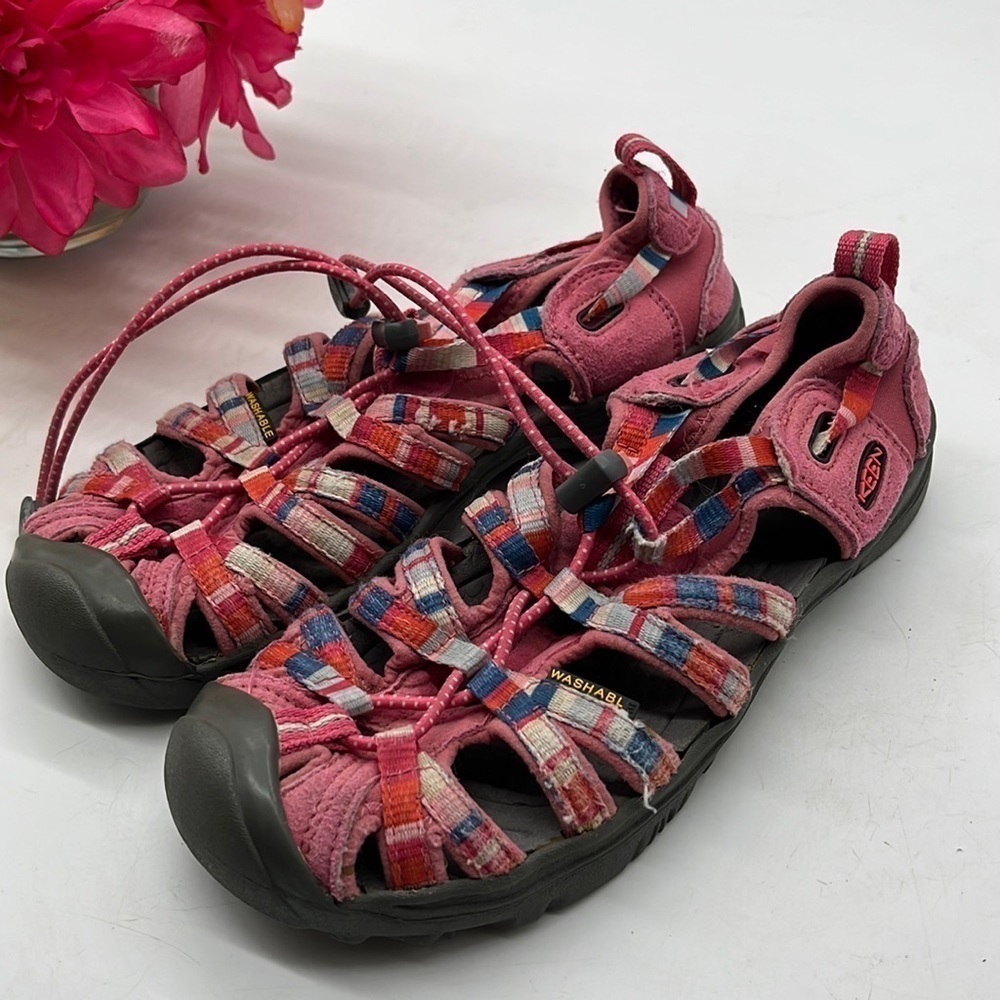 Keen Pink Washable Multi Color Hiking Sandals Sz 4. KET0467C